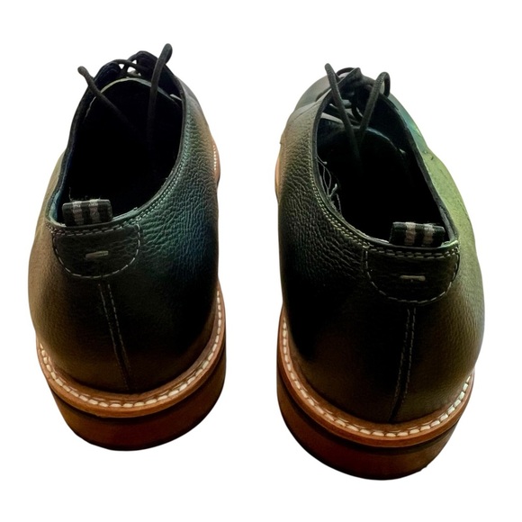 Cole Haan Men’s Black Pebbled Leather Derby Oxfords - Picture 3 of 5